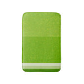 ジューシーな柑橘系ライムフルーツスライス色 バスマット (正面縦)