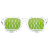 ジューシーな柑橘系ライムフルーツスライス色 レトロサングラス (正面)