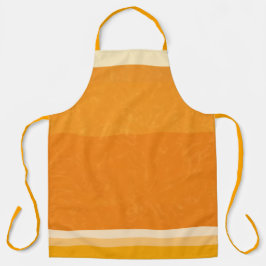 ジューシーな柑橘類オレンジのフルーツスライス色 エプロン