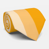 ジューシーな柑橘類オレンジのフルーツスライス色 ネクタイ (ロール)