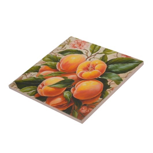 ジューシーな桃 タイル (側面)