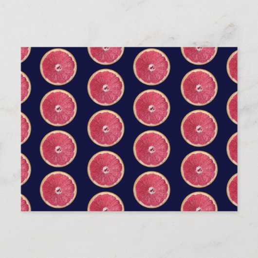 ジューシーな赤グレープフルーツ ポストカード (正面)