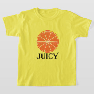 ジューシーオレンジ - ガールズベーシックTシャツ Tシャツ
