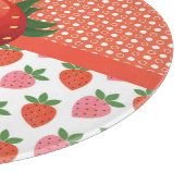 ジューシーカラフルなイチゴ カッティングボード (角)