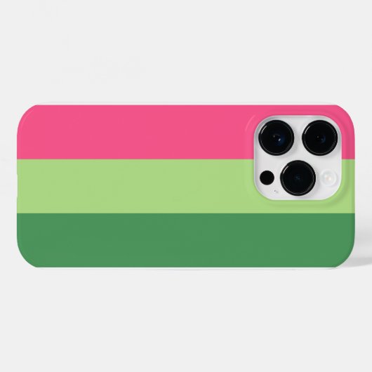 ジューシースイカ3ストライプ Case-Mate iPhoneケース (裏面 (横))