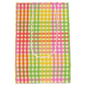 ジューシーストライプな包装紙 ミディアムペーパーバッグ (裏面)