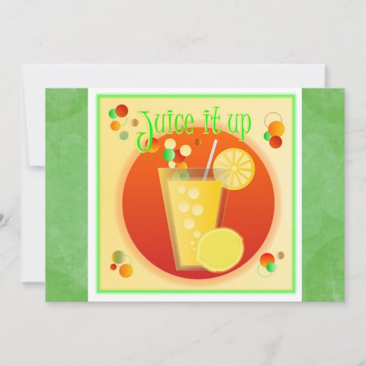 ジューシーパーティの招待状 招待状 (正面)