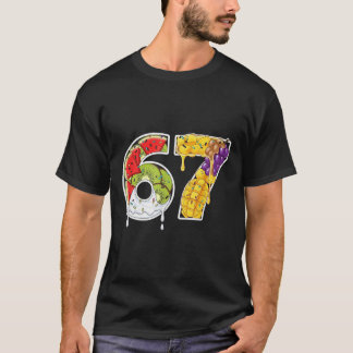 ジューシーフルーツナンバー67スプラッシュファンスタイル Tシャツ