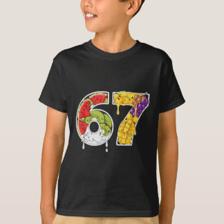 ジューシーフルーツナンバー67 スプラッシュ ファン スタイル Tシャツ