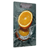 ジューシー前向きなビタミン気分のためのオレンジ クリップボード (右)