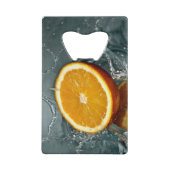 ジューシー前向きなビタミン気分のためのオレンジ クレジットカード栓抜き (正面)