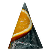 ジューシー前向きなビタミン気分のためのオレンジ パーティーハット (右)