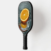 ジューシー前向きなビタミン気分のためのオレンジ ピックルボールラケット (左)