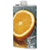 ジューシー前向きなビタミン気分のためのオレンジ フラスク (左)