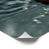 ジューシー前向きなビタミン気分のためのオレンジ ポスター (コーナー)