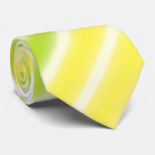 ジューシー柑橘類ライムとオレンジストライプ色 ネクタイ (ロール)