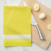 ジューシー柑橘類レモンフルーツスライス色 キッチンタオル (四つ折り)