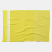 ジューシー柑橘類レモンフルーツスライス色 キッチンタオル (横)