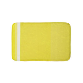 ジューシー柑橘類レモンフルーツスライス色 バスマット