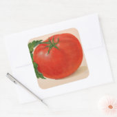 ジューシー素晴らしな大きなトマト スクエアシール (封筒)