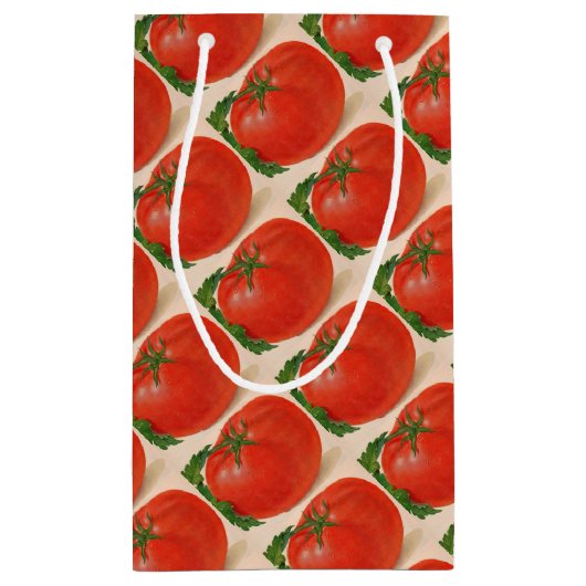 ジューシー素晴らしな大きなトマト スモールペーパーバッグ (裏面)