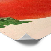 ジューシー素晴らしな大きなトマト ポスター (角)