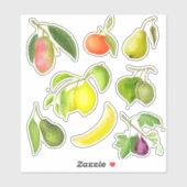 ジューシー絵を描フルーツのスクラップブック文房具 シール (シート)