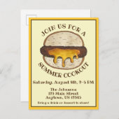 ジューシーJucy Lucy Minneapolisミネソタチーズバーガー インビテーションポストカード (正面/裏面)