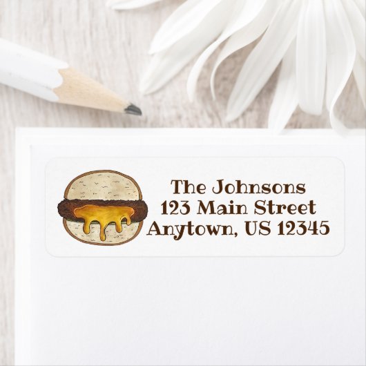 ジューシーJucy Lucy Minneapolisミネソタチーズバーガー ラベル (インサイチュ)