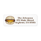ジューシーJucy Lucy Minneapolisミネソタチーズバーガー ラベル (正面)