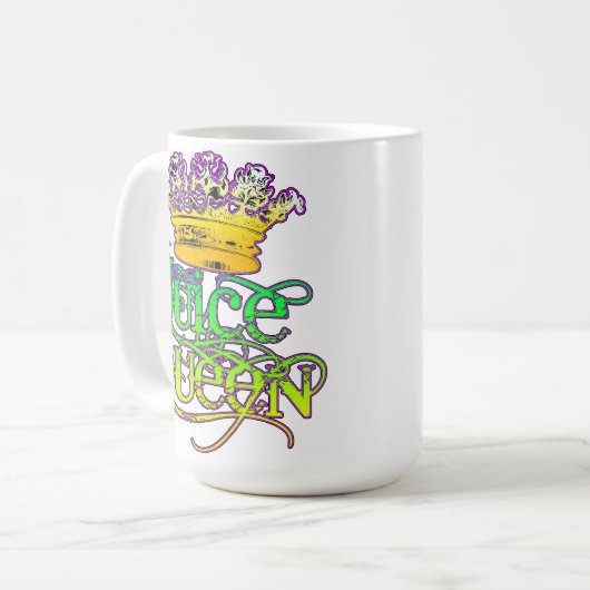 ジュースの女王の王冠のマグ コーヒーマグカップ (正面左)