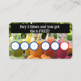 ジュースの顧客カード 名刺