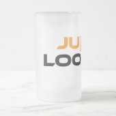 ジュースは緩く曇らされたマグです フロストグラスビールジョッキ (中央)