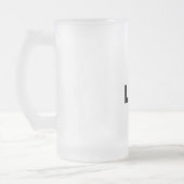 ジュースは緩く曇らされたマグです フロストグラスビールジョッキ (左)