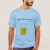 ジュースを飲むシェルビー Tシャツ (正面)