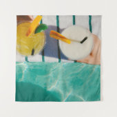 ジュースカップ2杯 タペストリー (正面(横))