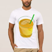 ジュースグラス メンズTシャツ Tシャツ (正面)