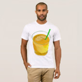 ジュースグラス メンズTシャツ Tシャツ (正面フル)