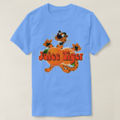 ジュースタイガーそう私は結婚した斧の殺人者 Tシャツ (デザイン正面)