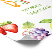 ジュースバーフルーティ誕生日 ポスター (角)