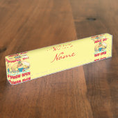 ジュースバー符号Thunder_Cove デスクネームプレート (側面)