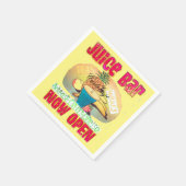 ジュースバーSign Thunder_Cove スタンダードカクテルナプキン (角)