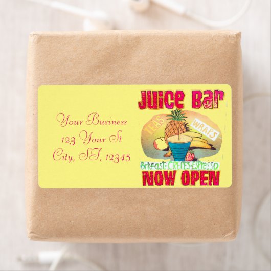 ジュースバーSign Thunder_Cove ラベル (インサイチュ)