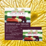 ジュースブレンド、ジュースバー広告 チラシ<br><div class="desc">ジュースブレンド、The Business Card Storeによるジュースバー広告のチラシ</div>
