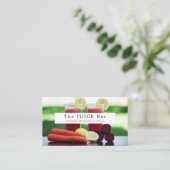 ジュースブレンド，ジュースバー 名刺 (スタンド正面)