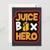 ジュースボックスヒーロータイプ1型糖尿病認識度糖尿病 ポストカード (正面/裏面)