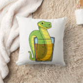 ジュース付きヘビ クッション (ブランケット)