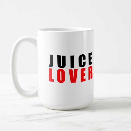 ジュース好き コーヒーマグカップ (左)