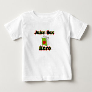 ジュース箱の英雄のかわいい幼児のTシャツ ベビーTシャツ