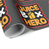 ジュース箱の英雄のタイプ1の糖尿病の認識度の糖尿病患者 ラッピングペーパー (ロールコーナー)